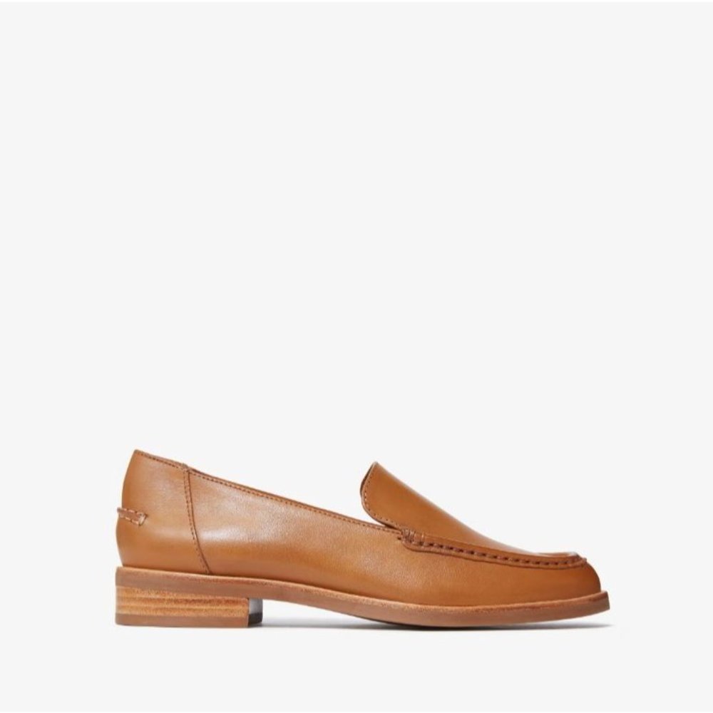 Everlane The Modern Loafers in Camel Brown New Womens oxfords Shoes - Picture 11 of 13
